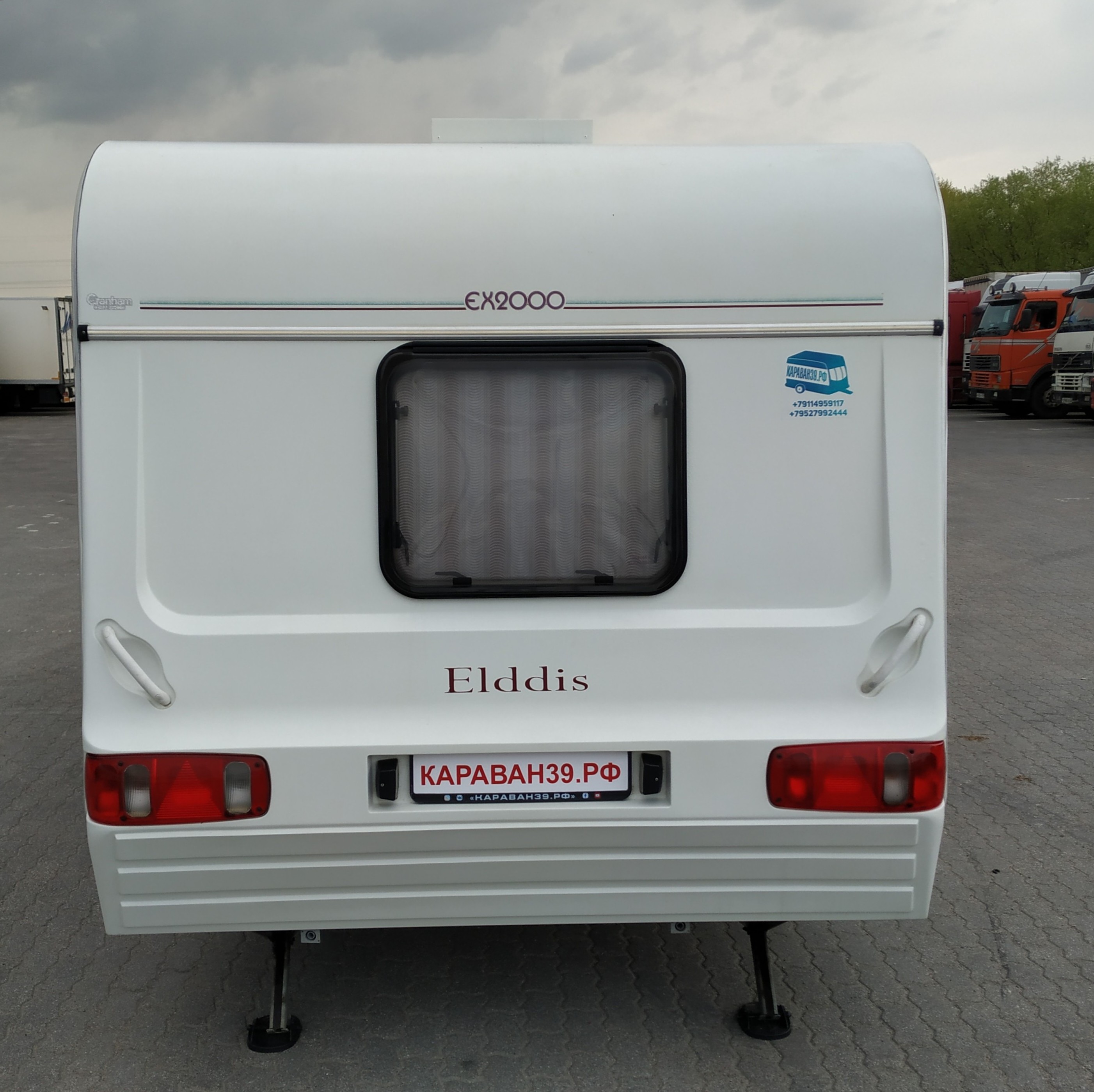 Дом на колёсах, Прицеп-дача: ELDDIS EX 2000.